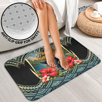 Personalized Masefau American Samoa Whale Bathroom Set Polynesian Tribal Pattern Tropical Hibiscus TS04 - Polynesian Pride