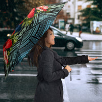 Personalized Masefau American Samoa Whale Umbrella Polynesian Tribal Pattern Tropical Hibiscus TS04 - Polynesian Pride