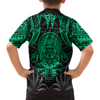 Polynesian Kid Hawaiian Shirt Abstract Tiki TS04 - Polynesian Pride
