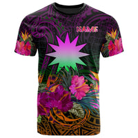 Nauru Custom T Shirt Summer Hibiscus Unisex Reggae - Polynesian Pride