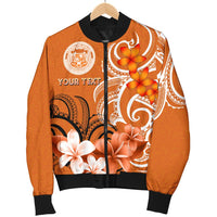 Custom Hawaii Personalised Men's Bomber Jacket - Hawaii Seal Hawaiian Spirit - Polynesian Pride