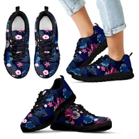 Hawaii Tropical Palm Tree And Flower Sneakers Kid's Sneakers - Polynesian Pride
