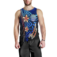 American Samoa Men's Tank Top - Vintage Tribal Mountain - Polynesian Pride