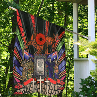 Polynesian Pride Flag - Anzac Day Lest We Forget Australia & New Zealand Flag - Polynesian Pride