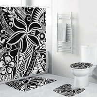 Polynesian Home Set - Tribal Tiare Bathroom Set LT10 Black - Polynesian Pride