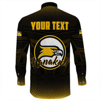 Polynesian Pride Shirt - Personalized Hawaii Class Of Nanakuli Golden Hawks Long Sleeve Button Shirt LT10 - Polynesian Pride