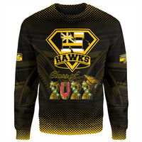 Polynesian Pride Sweatshirt - Personalized Hawaii Class Of Nanakuli Golden Hawks Sweatshirt LT10 Unisex Black - Polynesian Pride