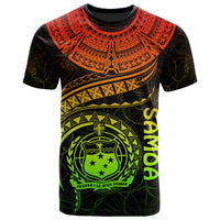 Polynesian Samoa T shirt Samoan Waves (Reggae) Unisex Art - Polynesian Pride