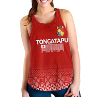 (Custom Personalised) Tonga Tongatapu Women Tank Top - Tongan Pattern - LT12 - Polynesian Pride