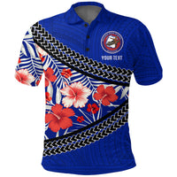 Custom Waianae High School Polo Shirt Hawaiian Hibiscus Flowers LT20 Unisex Green - Polynesian Pride