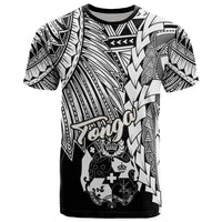 Tonga Polynesian T Shirt Tribal Wave Tattoo White Unisex White - Polynesian Pride