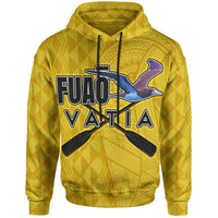 American Samoa Polynesian Hoodie Fuao Vatia Unisex Yellow - Polynesian Pride