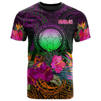 Northern Mariana Islands Polynesian T Shirt Summer Hibiscus Unisex Reggae - Polynesian Pride