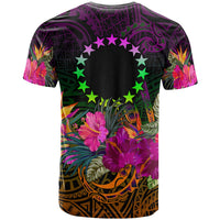 Cook Islands Polynesian T Shirt Summer Hibiscus - Polynesian Pride