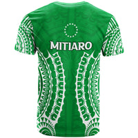 Cook Islands Mitiaro T Shirt Tribal Pattern LT12 - Polynesian Pride