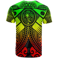 Chuuk T Shirt Reggae Seal with Polynesian Tattoo - Polynesian Pride