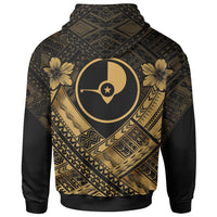 Yap Polynesian Hoodie Yap Gold Seal Camisole Hibiscus Style - Polynesian Pride
