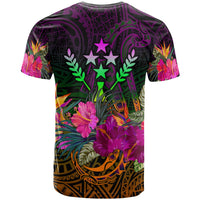 Kosrae T Shirt Summer Hibiscus - Polynesian Pride