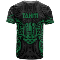 Tahiti Polynesian T Shirt Tahitian Spirit Green - Polynesian Pride