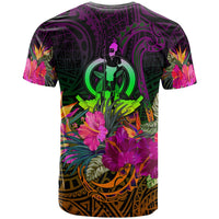 Vanuatu T Shirt Summer Hibiscus - Polynesian Pride