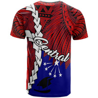 Papua New Guinea Central Province Polynesian Custom T Shirt Tribal Wave Tattoo - Polynesian Pride