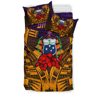 Samoa Bedding Set - Hibiscus With Tribal - LT12 - Polynesian Pride