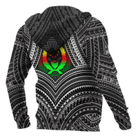 Pohnpei Polynesian Zip up Hoodie Pohnpei Flag Reggae Color - Polynesian Pride