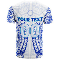 Custom Cook Islands Palmerston T Shirt Tribal Pattern LT12 - Polynesian Pride