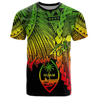 Guam Polynesian Custom T Shirt Tribal Wave Tattoo Reggae Unisex Reggae - Polynesian Pride