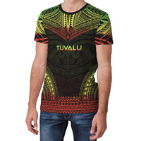 Tuvalu T Shirt Tuvaluan Polynesian Chief Reggae Version - Polynesian Pride
