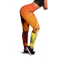 Samoa Women's Leggings - Tribal Tuna Fish - Polynesian Pride