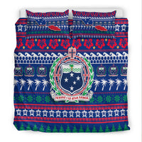Samoa Christmas Bedding Set - Ugly Christmas - LT12 - Polynesian Pride