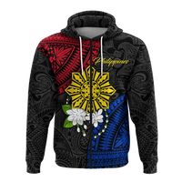 Philippines Sampaguita Filipino Sun Hoodie LT12 - Polynesian Pride