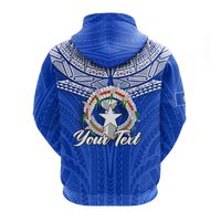 Custom Northern Mariana Islands Guguan Zip Hoodie LT12 - Polynesian Pride