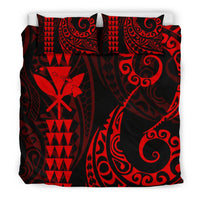Kanaka Map Bedding Set Red - Polynesian Pride