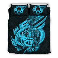 Polynesian Bedding Set - Pohnpei Duvet Cover Set Father And Son Emerald - Polynesian Pride