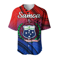 Samoa Baseball Jersey Style Gradient Sporty Original LT13 Gradient - Polynesian Pride