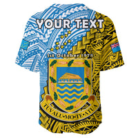 (Custom Personalised) Tuvalu 1978 Baseball Jersey Happy 44th Independence Anniversary Polynesian Pattern LT14 - Polynesian Pride