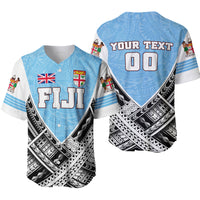 (Custom Personalised) Fiji Baseball Jersey Polynesian Sport Style LT16 - Polynesian Pride