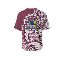 (Custom Personalised)Cook Islands Baseball Jersey Mangaia Polynesian Style LT6 - Polynesian Pride