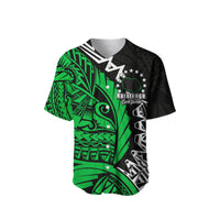 (Custom Personalised)Cook Islands Baseball Jersey Rarotonga Polynesian Style LT6 - Polynesian Pride