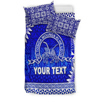 (Custom Personalised) Tonga Queen Salote College Bedding Set Simplified Version LT8 - Polynesian Pride
