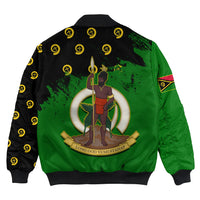 Vanuatu Flag Pattern Style Bomber Jacket LT10 - Polynesian Pride