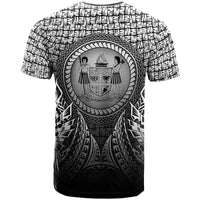 Fiji T Shirt Circle Pattern Black - Polynesian Pride