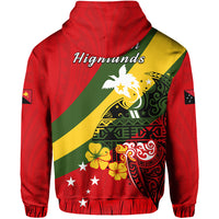 Eastern Highlands Province Zip Hoodie Peaceful PNG LT13 - Polynesian Pride