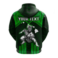Custom Hawaii Hoodiean Warrior With Weapon Polynesian Ver.03 LT14 - Polynesian Pride