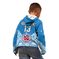 (Custom Personalise Text and Number) Toa Samoa Rugby Hoodie KID Manu Siva Tau Style Ulafala LT13 - Polynesian Pride