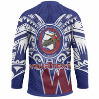 Hawaii Custom Personalised Hockey Jersey - Waianae High School Hawaiian Patterns LT10 - Polynesian Pride