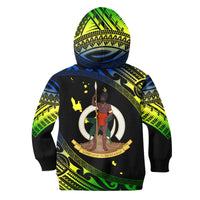 Vanuatu Proud To Be A Ni-Van - Polynesian Pattern KID Hoodie - Malampa Province LT7 - Polynesian Pride