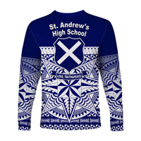 St. Andrew's High School Long Sleeve Shirt Simplified Version LT8 - Polynesian Pride